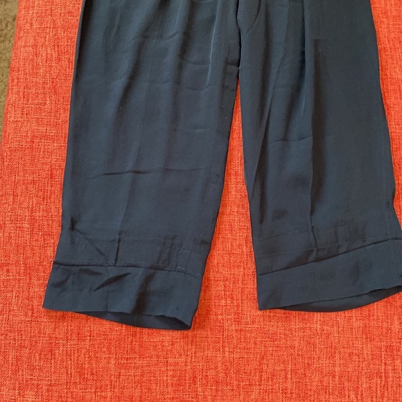 Tom Ford Made in Italy Black Cropped Trousers Pants Adjustable Belts - Picture 13 of 15